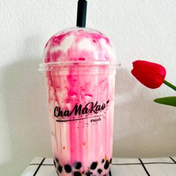 นมเย็นน้ำแดง