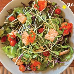 salmon yuzu salad