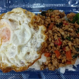 ข้าวไข่ดาว+อาหารตามสั่ง