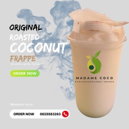 น้ำมะพร้าวเผาปั่น (ไม่ใส่นม)