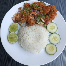 ข้าวยำไก่แซ่บ