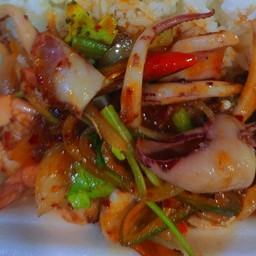 ผัดพริกเผาหมึก