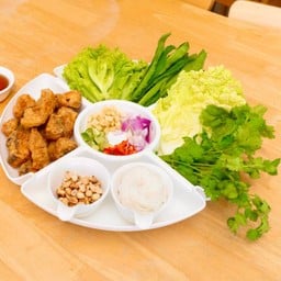 •เมี่ยงปลานิลทอด