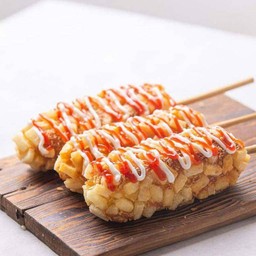 คอร์นด็อกชีสล้วนคลุกมัน