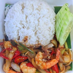 ผัดพริกกุ้ง