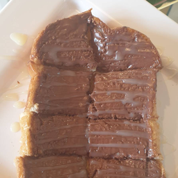 ปังเนยนูเทล่า Butter toast with nutella