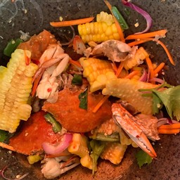 ยำข้าวโพดทะเลรวม