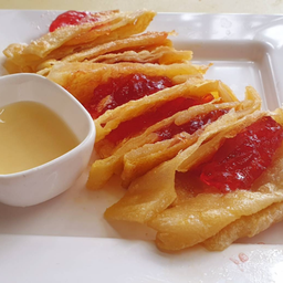 โรตีพัฟสตอว์เบอร์รี่ Strawberry puff