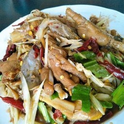 ตำตีนไก่