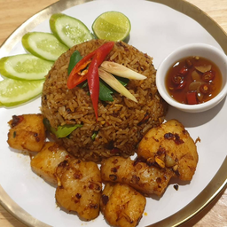 ข้าวผัดต้มยำ ไก่ Tomyam Fried Rice Chicken