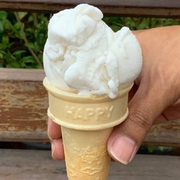 โคนไอติมแบบสั้น 2 อัน