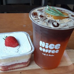 อเมริกาโน่น้ำผึ้งมะนาวเย็น