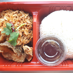 Fried Fish With Tamarind Sauce On Rice