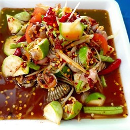 ปูปลาร้าหอยแครง