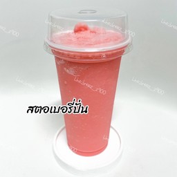 สตอเบอรี่นมสดปั่น