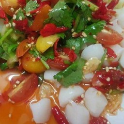 ตำปลาหมึก