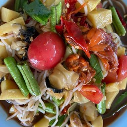 ตำป่าหอยดองปลาร้า