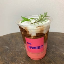 Chocolate with Strawberry Syrup