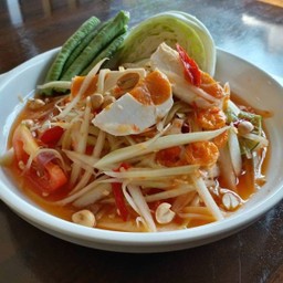 ตำไทยไข่เค็ม