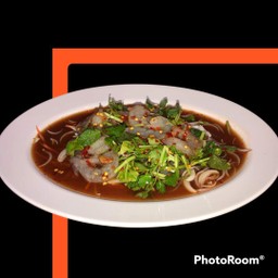 ยำเกาเหลากุ้ง