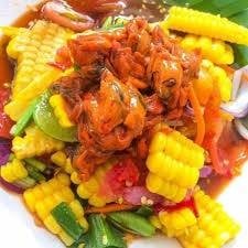 ตำข้าวโพดหอยดอง