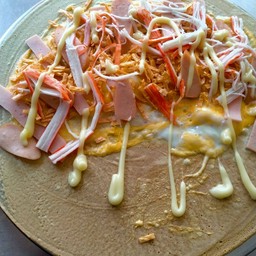 ไข่ ไส้กรอก แฮม ปูอัด ทาโร่