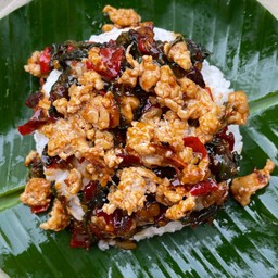 กระเพราหมูสับ