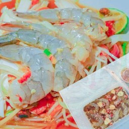กุ้งดองแซลมอนดองน้ำปลา พารวย จินนี่ สาขา1