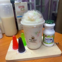 นมเปรี้ยวปั่น (ผลไม้รวม) ปีโป้