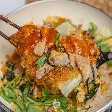 สุกี้แห้งหมู (พิเศษ)