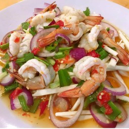 ยำกุ้งสด