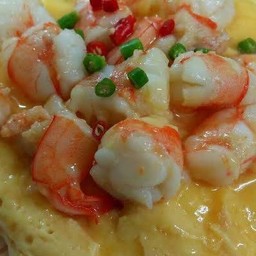 ข้าวไข่ข้นกุ้ง