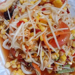 ตำไทยข้าวโพดทะเล
