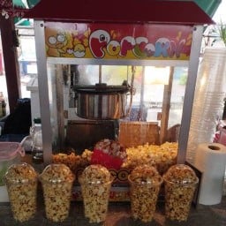 แก้ว ข้าวโพดลายดอก ตลาดน้ำตลิ่งชัน