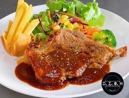 สเต็กหมูบาบีคิว