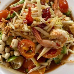 ตำไทยกุ้งสุก