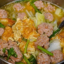 ต้มจืดไข่น้ำหมูสับ