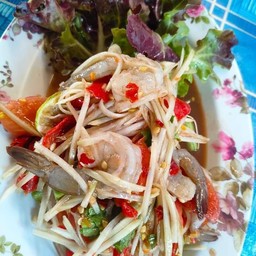ส้มตำปราร้ากุ้งสด