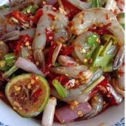 เหลาไหลบัว+กุ้งสด