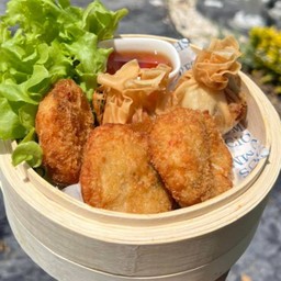 กระเช้าสีดา + โดนัทกุ้ง