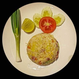 ข้าวผัดหมูย่าง