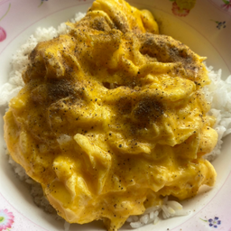 ข้าว+ไข่ข้น ท๊อปปิ้ง2อย่าง