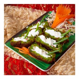 Dehi Kebab ผักรวมสอดไส้โยเกิร์ต