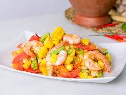 ตำข้าวโพดกุ้ง