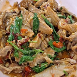 กะเพราเป็ดพะโล้ (ชุดใหญ่)