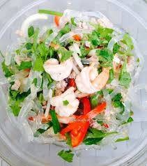 ยำเส้นแก้วกุ้งสด