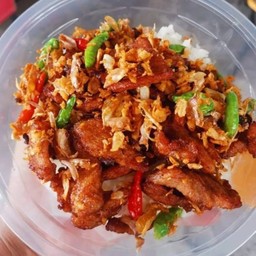 ข้าวหมูทอดเจ๊เปรี้ยว