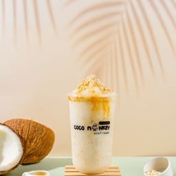 มะพร้าวปั่นนมสดคาราเมลโอ๊ต