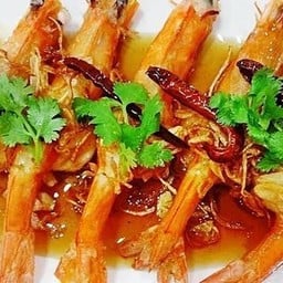 กุ้งทอดซอสมะขาม