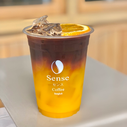 กาแฟส้ม เย็น